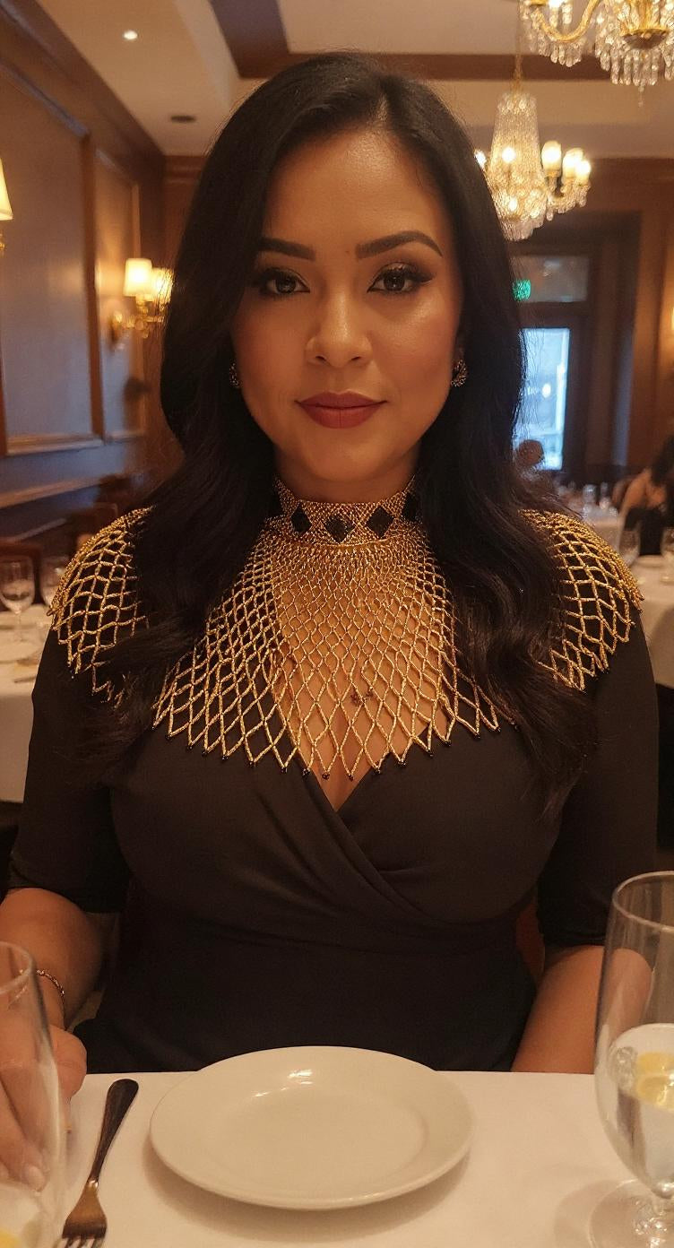 The Vivienne in Gold and Black